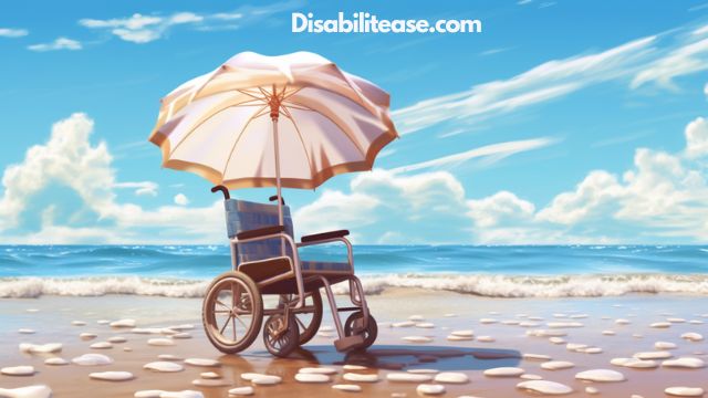 Wheelchair-accessible beach in Normandy