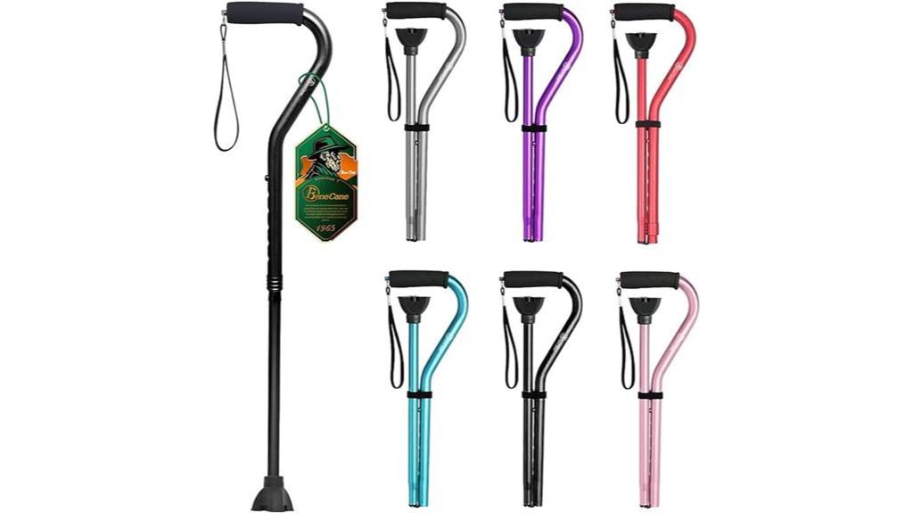 adjustable walking cane handle