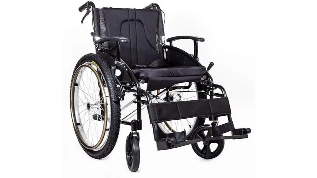 all terrain outdoor wheelchair black