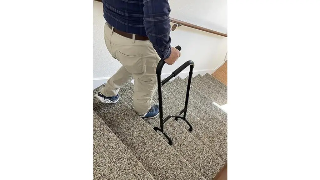 assistive cane for stairs