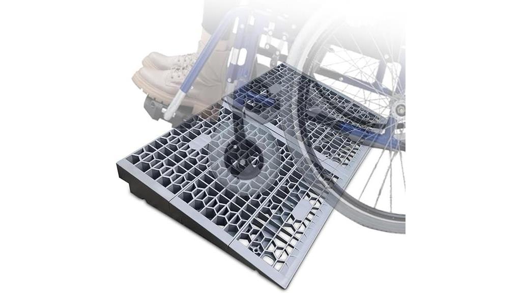 detachable wheelchair ramps 3 inch rise 3000 lbs capacity