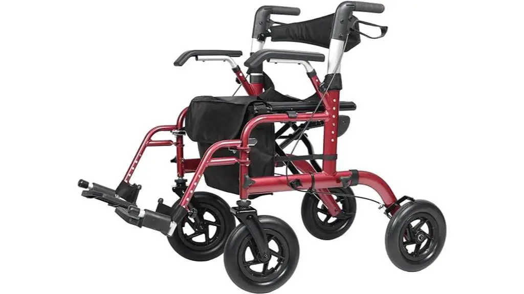 dual function rollator and chair