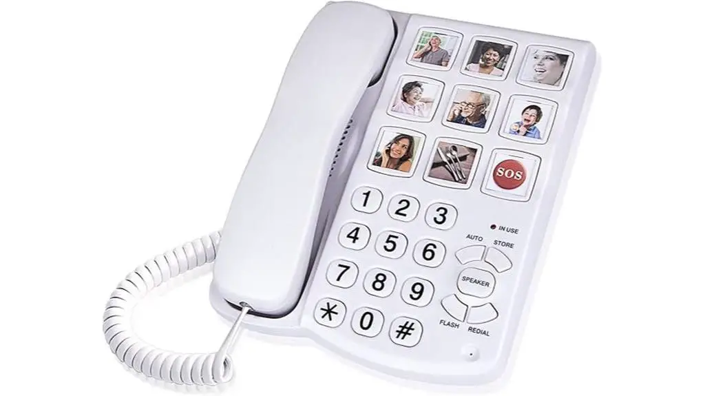 elderly friendly corded phone