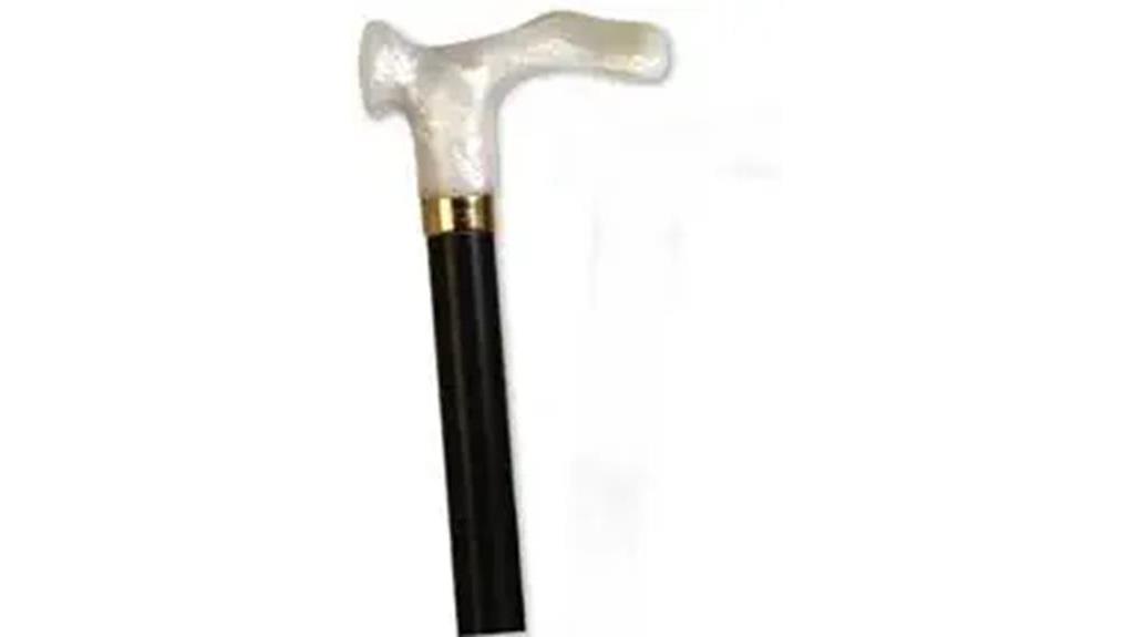 ergonomic wood cane design
