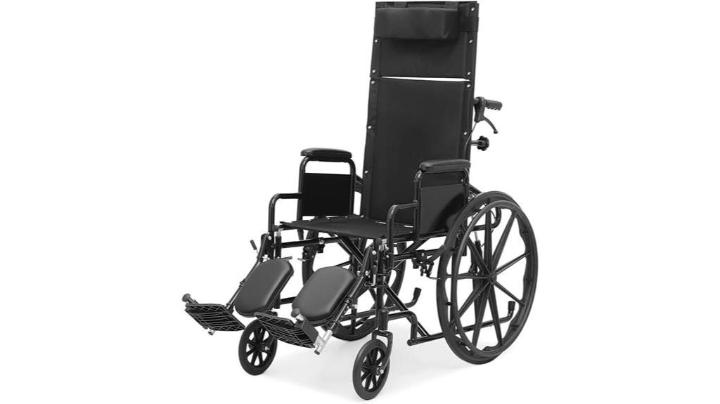 foldable high back wheelchair adult