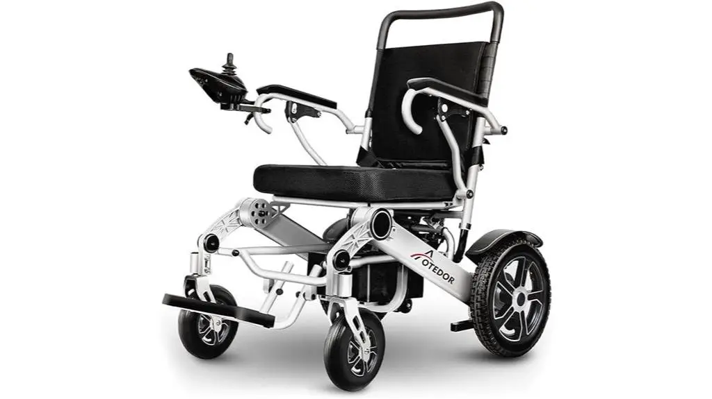 highly portable electric wheelchair