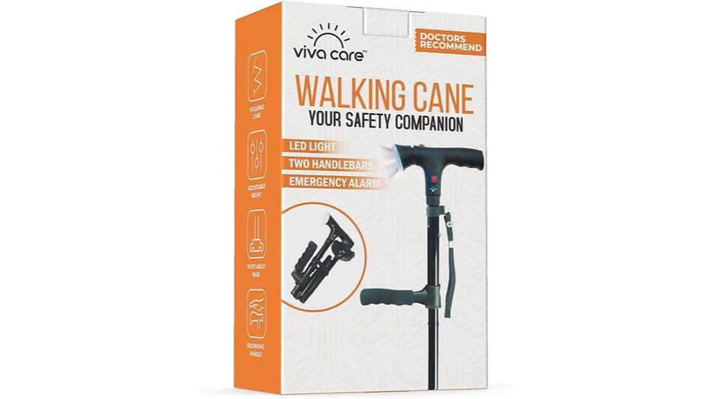 multipurpose walking cane features