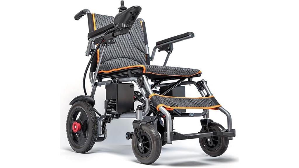 portable compact electric wheelchair