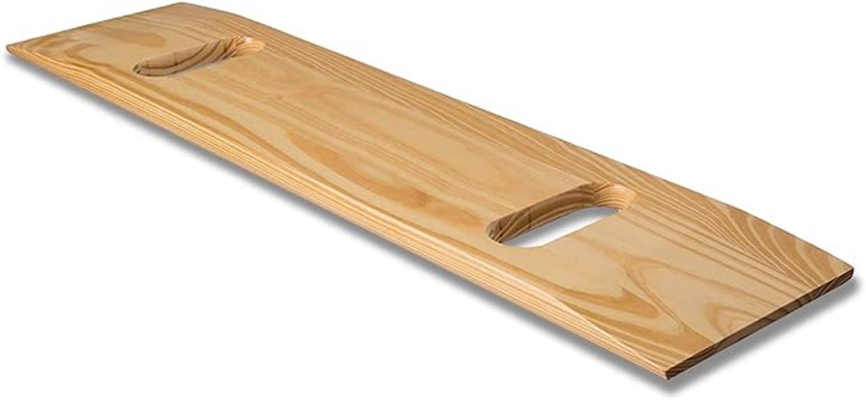 wood transfer board handles